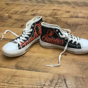 Baltimore orioles high top canvas size 6